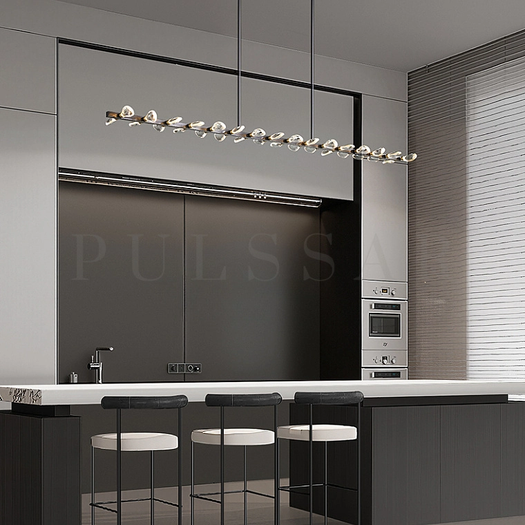 Реечная люстра GLORIOLE LINE