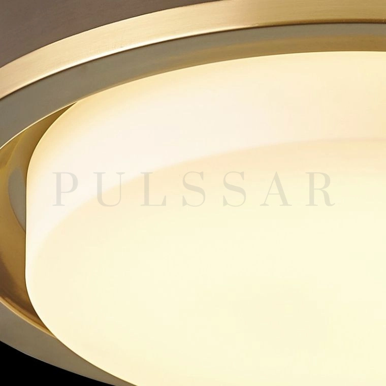 Потолочный светильник BUTTON BRASS