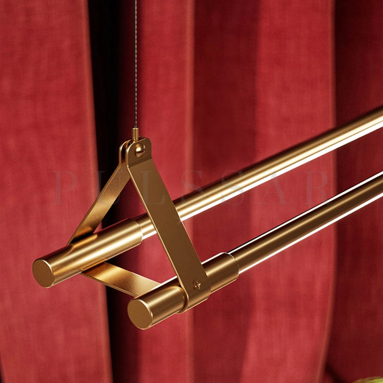 Реечная люстра LAMIA