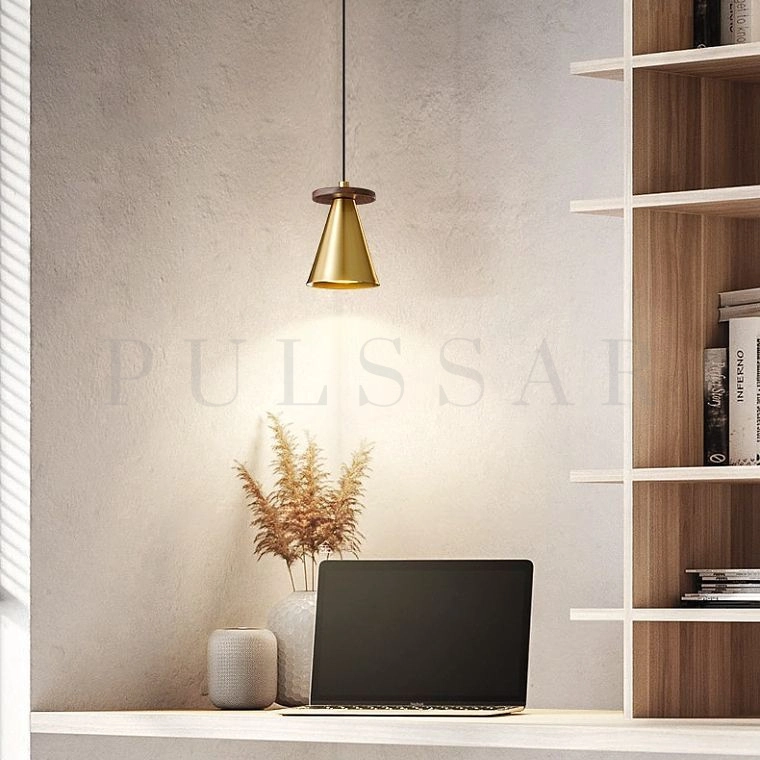 Подвесной светильник PIET CONE WOOD