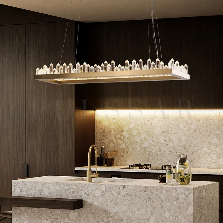 Реечная люстра QUARTZ LUX LONG