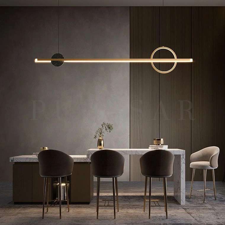 Реечная люстра GUSTI