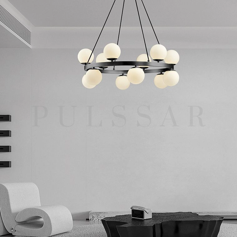 Кольцевая люстра SANNE BLACK