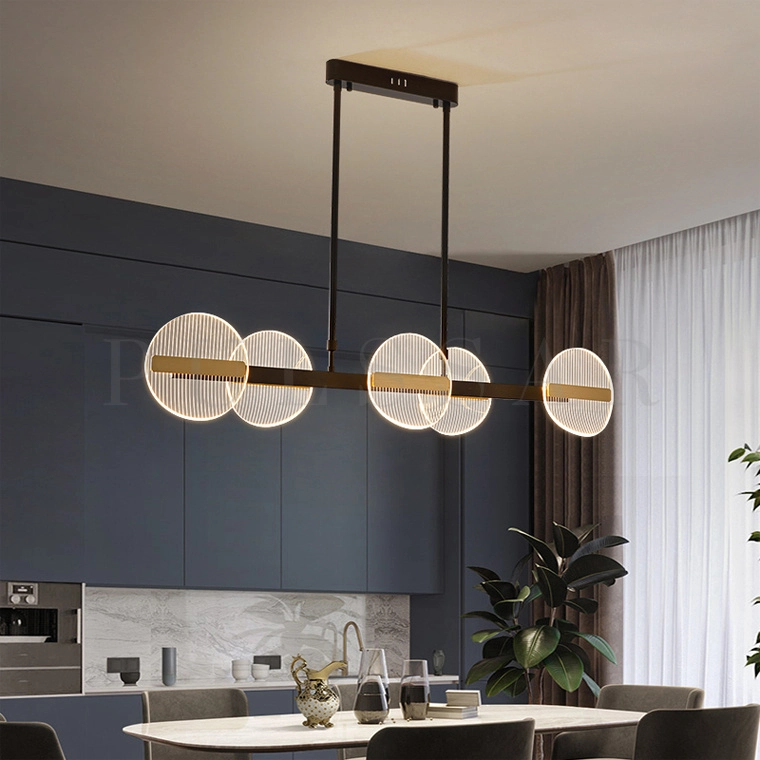 Реечная люстра HELSE LONG