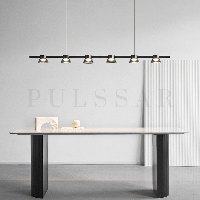 Реечная люстра HILDFRID L