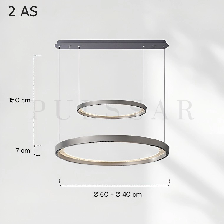 Кольцевая люстра ATLANTIC COMBO