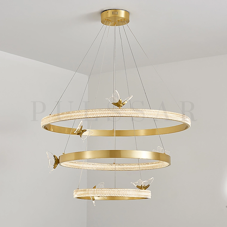 Кольцевая люстра PAPILLON RING MORE