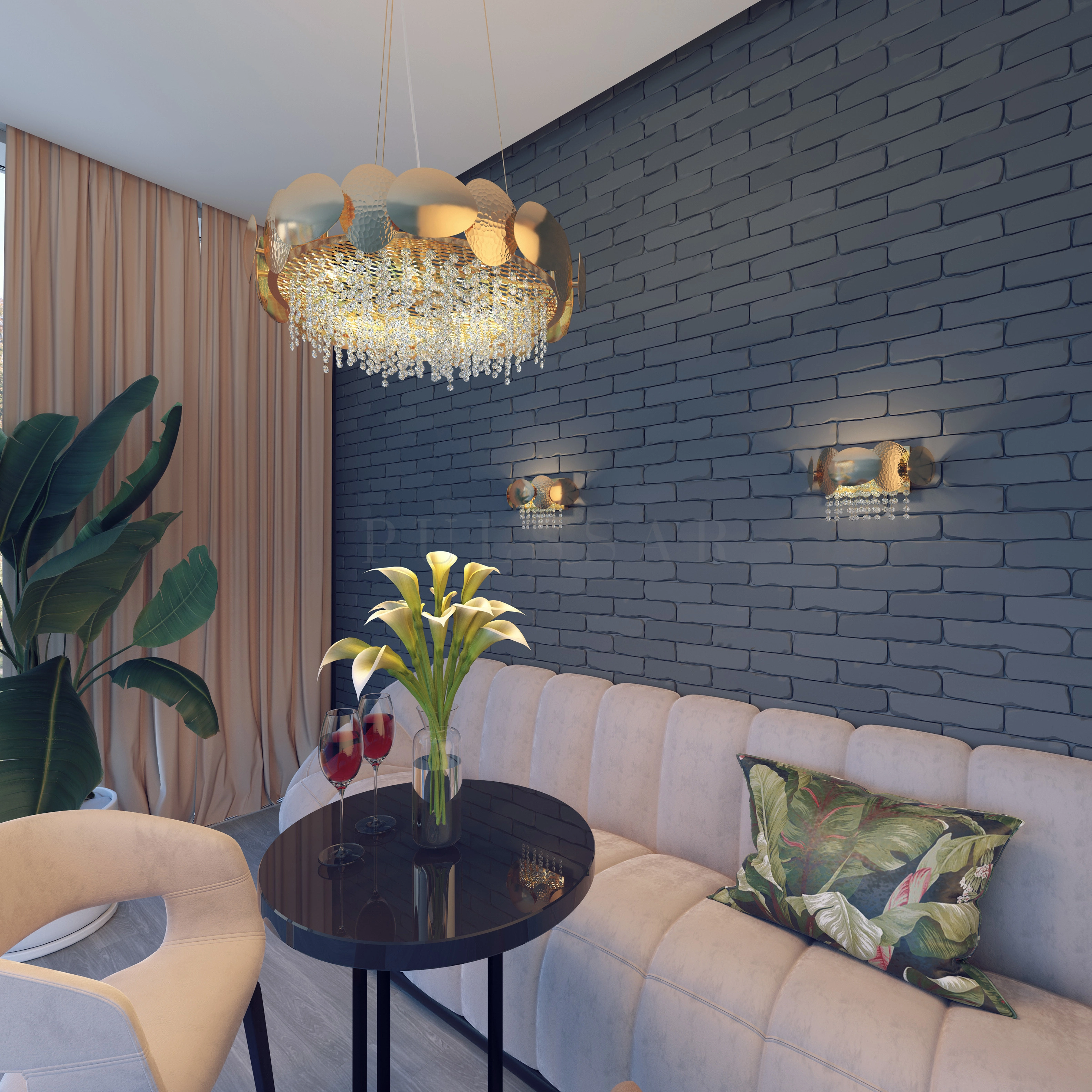 Кольцевая люстра TARU