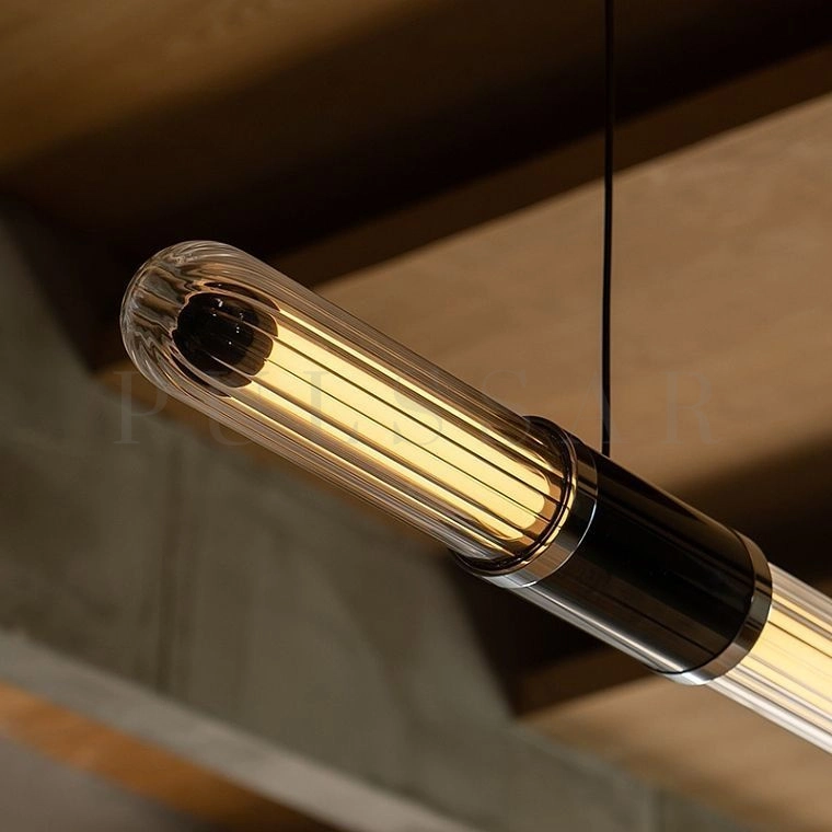 Реечная люстра TIME TUNNEL WAVY