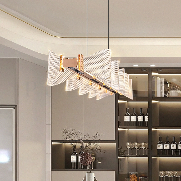 Реечная люстра BERTINA LONG