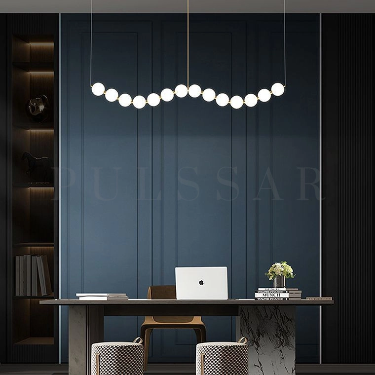 Реечная люстра ARAGONITE WAVE