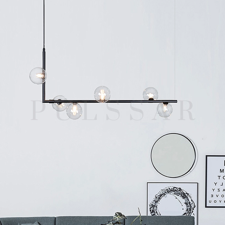 Реечная люстра LINDA LONG