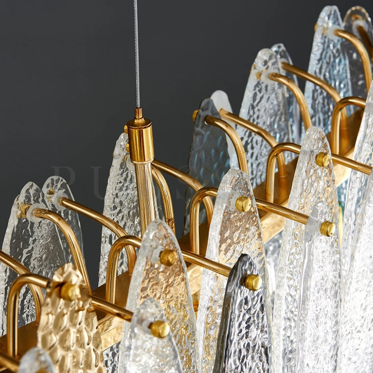 Реечная люстра RISSA WAVE