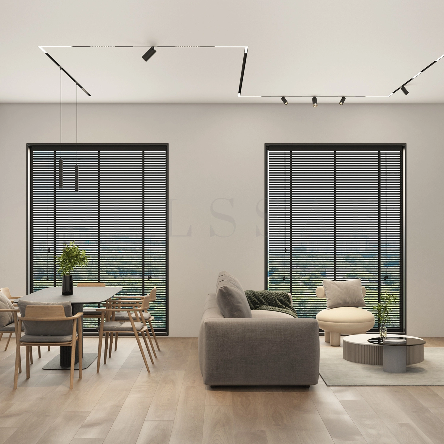 Трековый линейный светильник SIMPLE LINEAR DK8114-BK