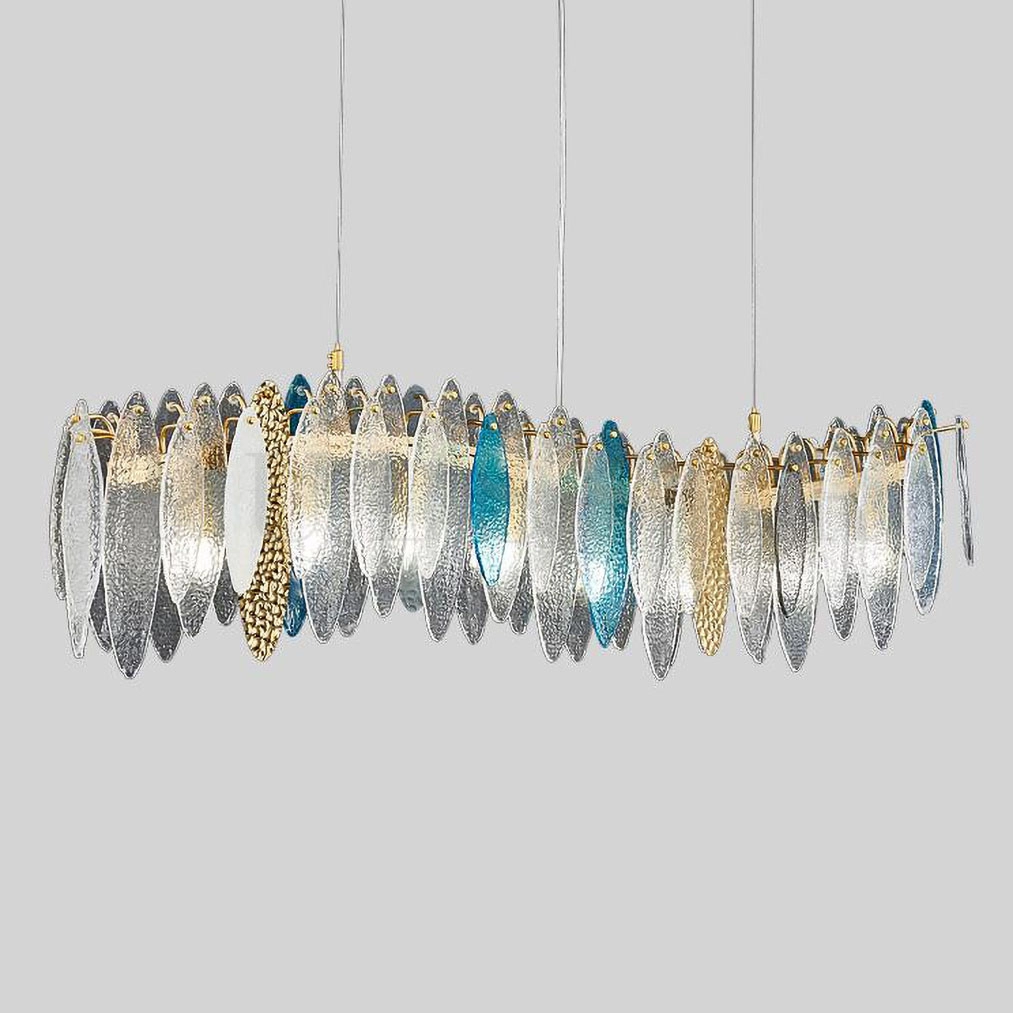 Реечная люстра RISSA B WAVE