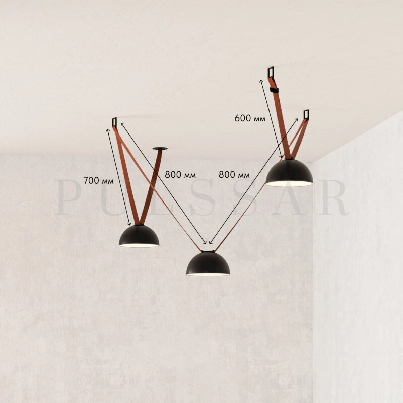 Комплект ременной трековой системы Belty DK55SET21-01-BR