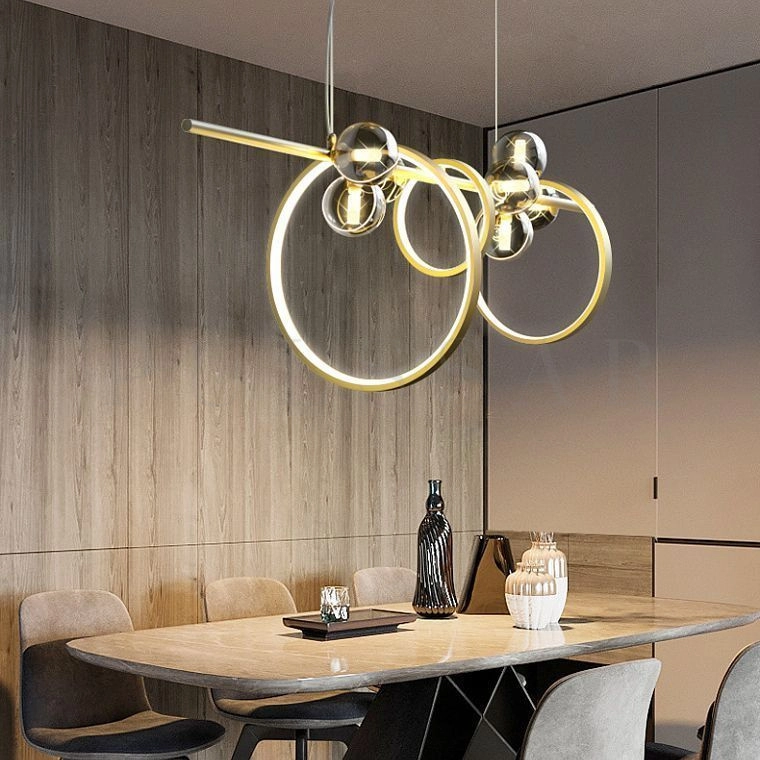 Реечная люстра NILMA