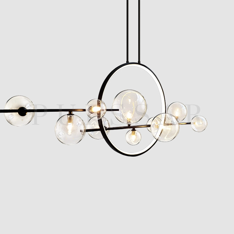 Реечная люстра IONA L HALO