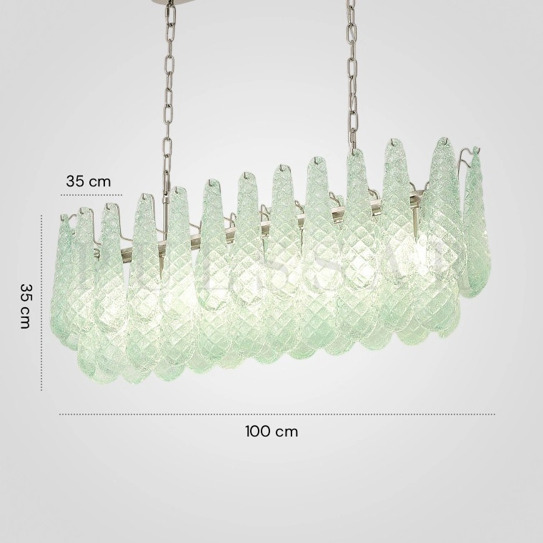 Реечная люстра RADA ICE LONG