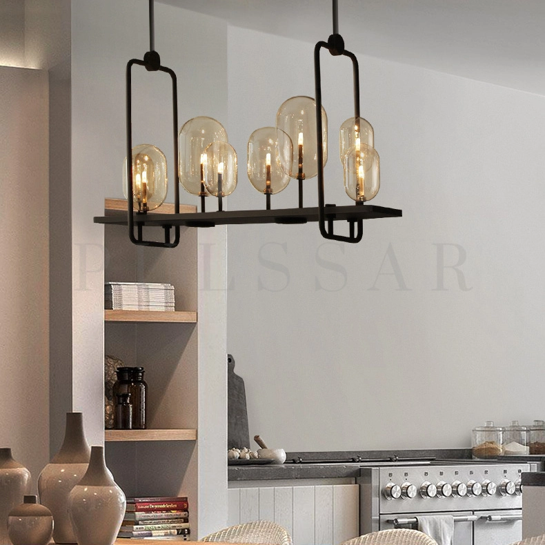 Реечная люстра CANDLE 2