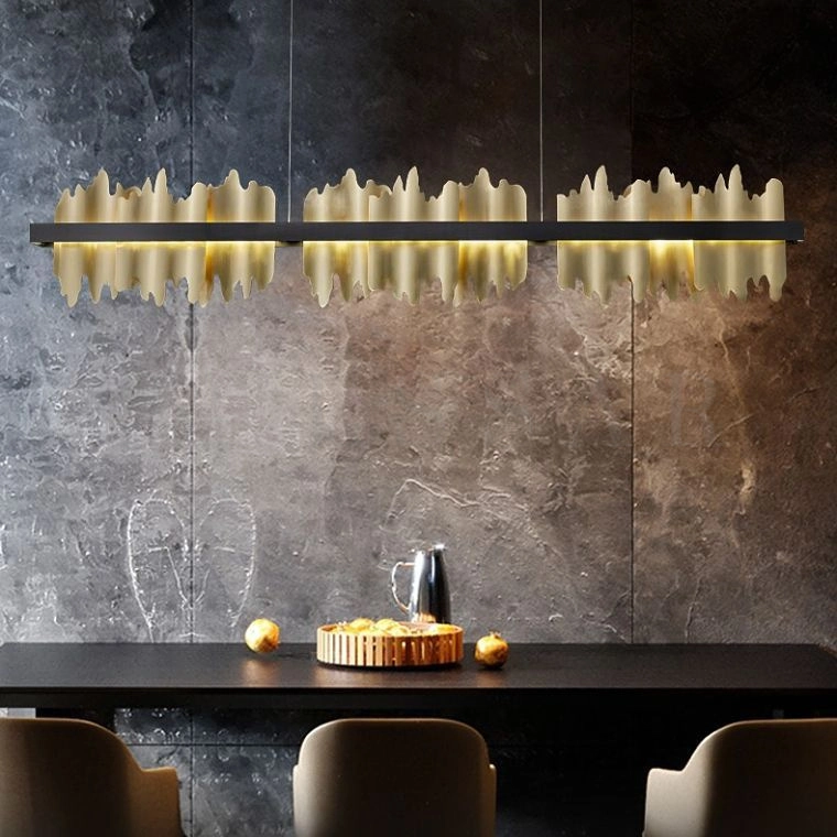 Реечная люстра GERON LONG