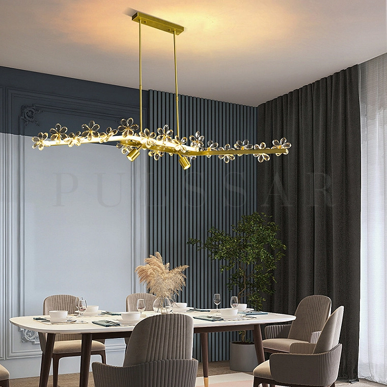 Реечная люстра FLORENTINA LONG