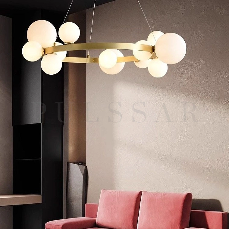 Кольцевая люстра IONA MARBLE