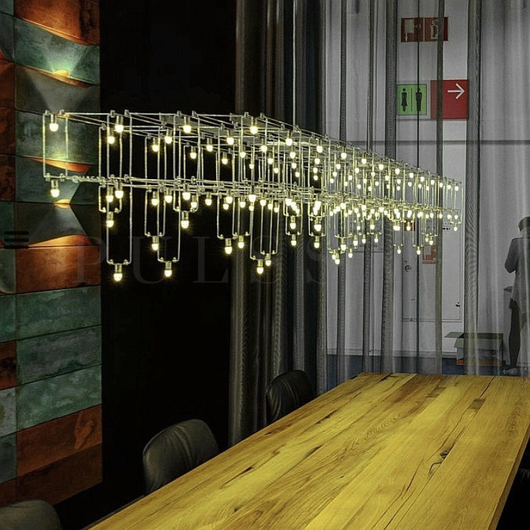 Реечная люстра SELENA