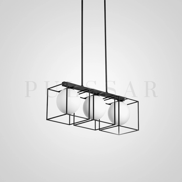 Реечная люстра ELINA CH