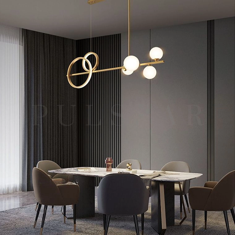 Реечная люстра DOVER