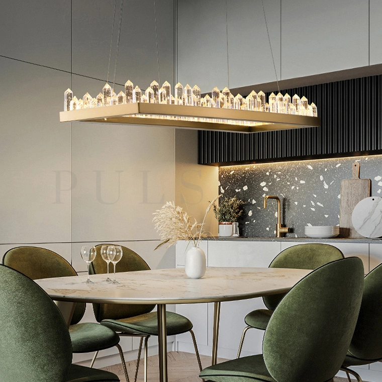 Реечная люстра QUARTZ LUX LONG