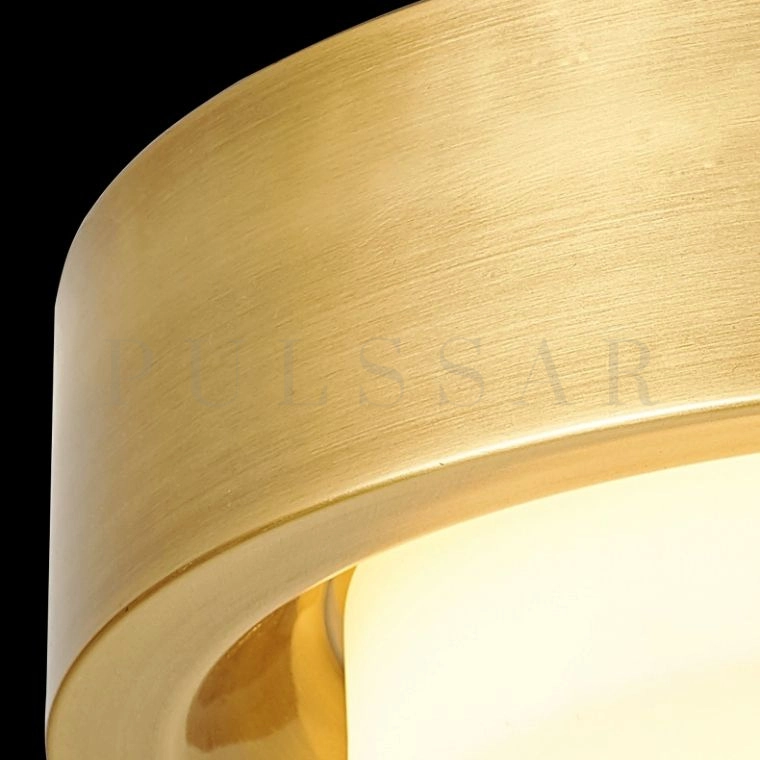 Потолочный светильник BUTTON BRASS