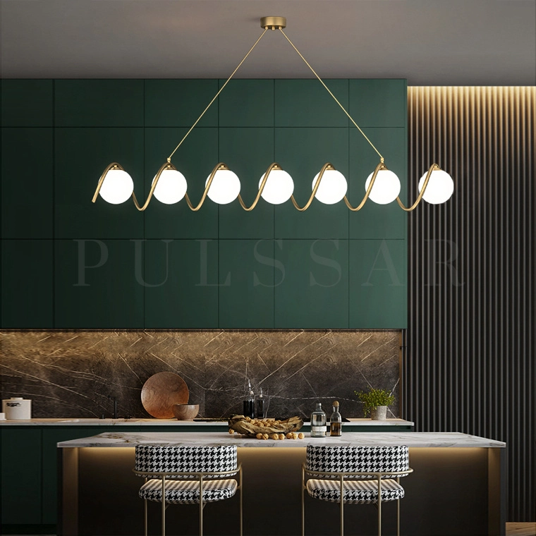 Реечная люстра KIERRE