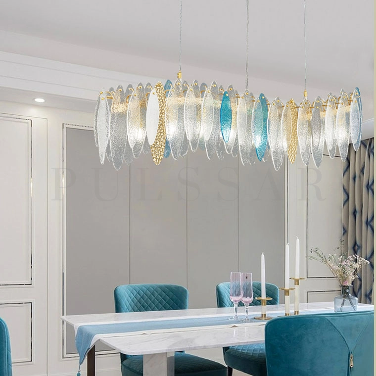 Реечная люстра RISSA B WAVE