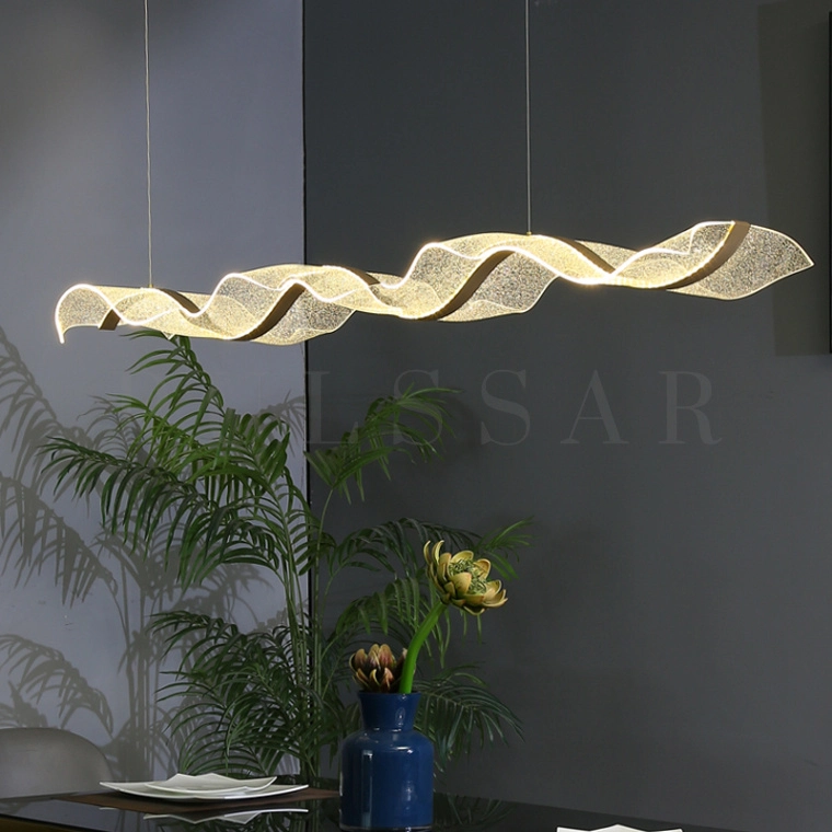 Реечная люстра LARSERIC