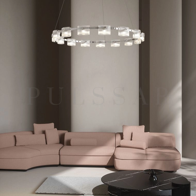 Кольцевая люстра NICOLETTA CHROME