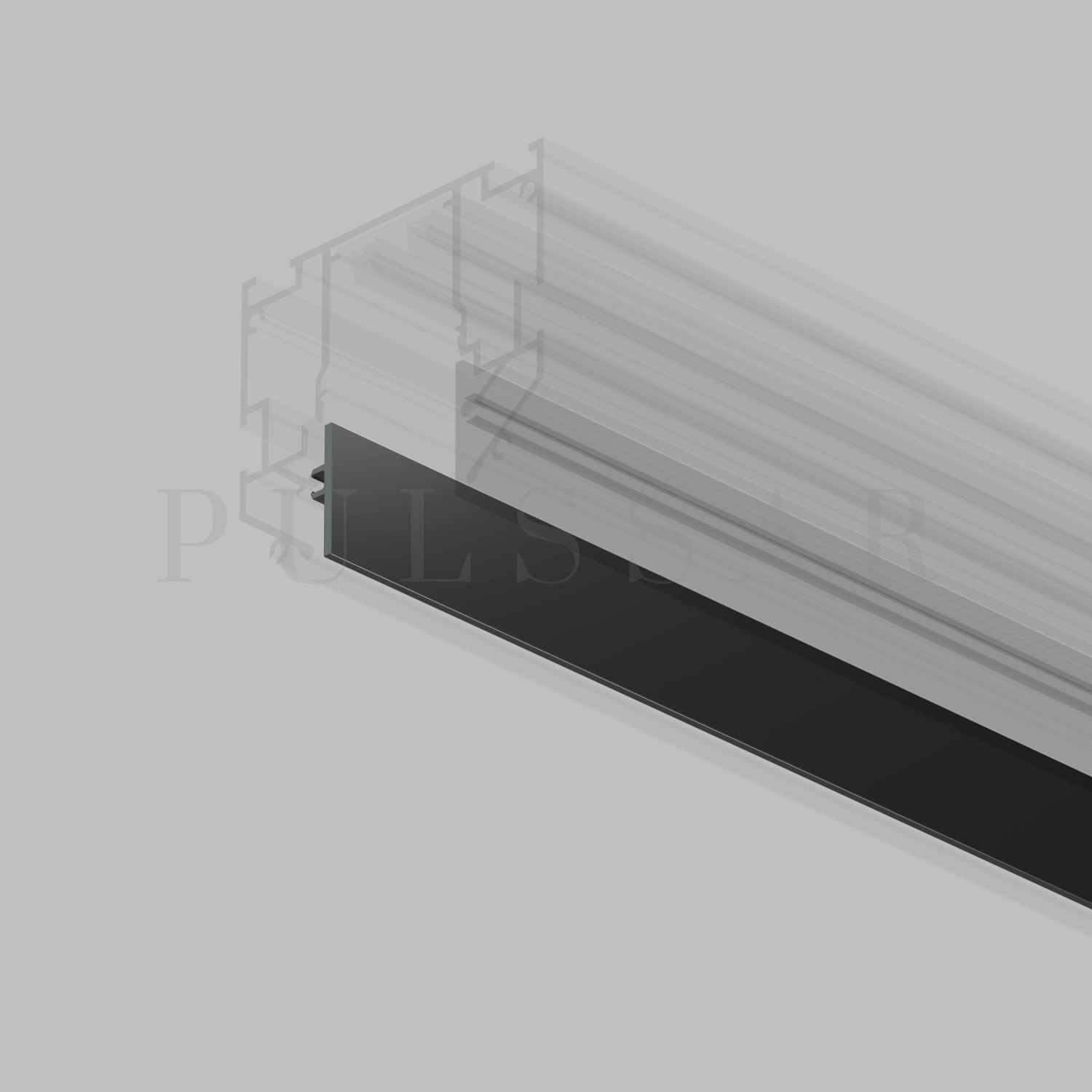 Декоративный экран Denkirs TR2028-BK