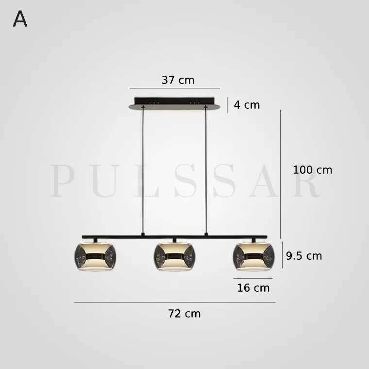 Реечная люстра ELISER LONG