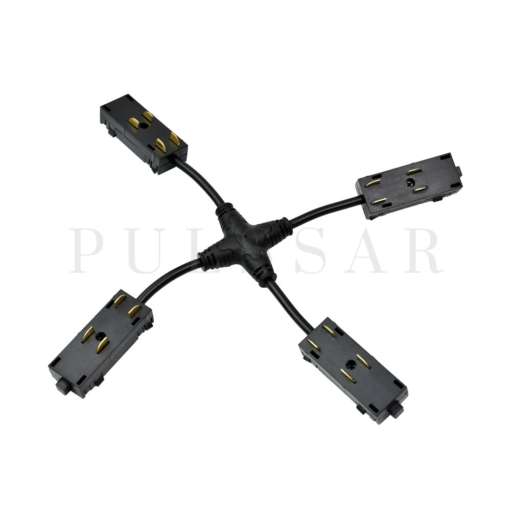 Гибкий Х-коннектор трека SMART Denkirs TR2116-BK