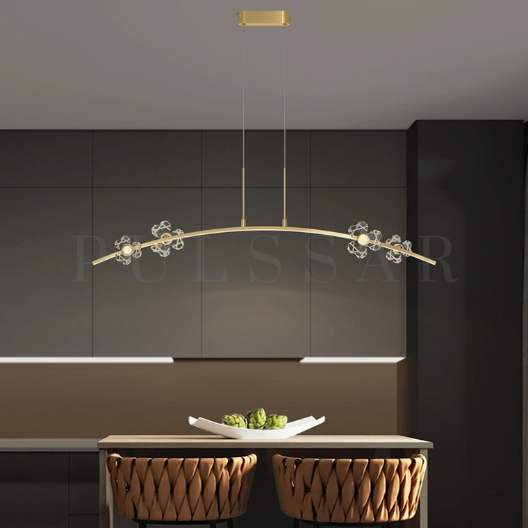 Реечная люстра CAMILIA ARC