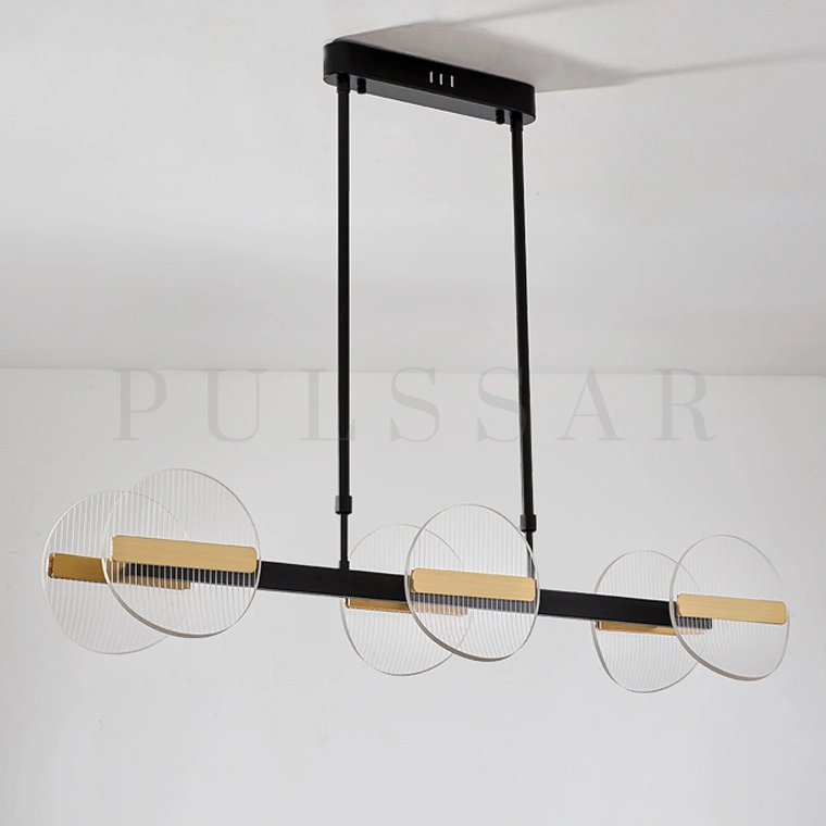 Реечная люстра HELSE LONG