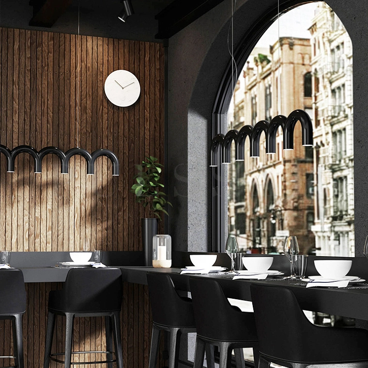 Реечная люстра VETRO LONG