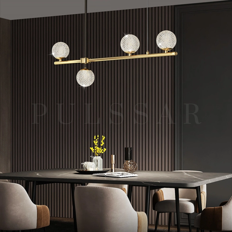 Реечная люстра SHANIA