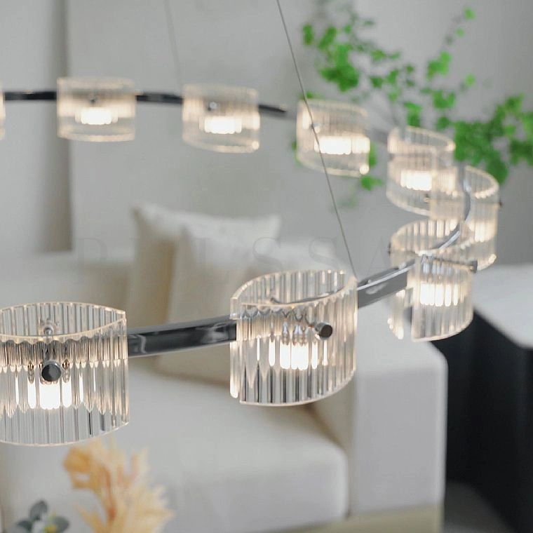 Кольцевая люстра NICOLETTA CHROME