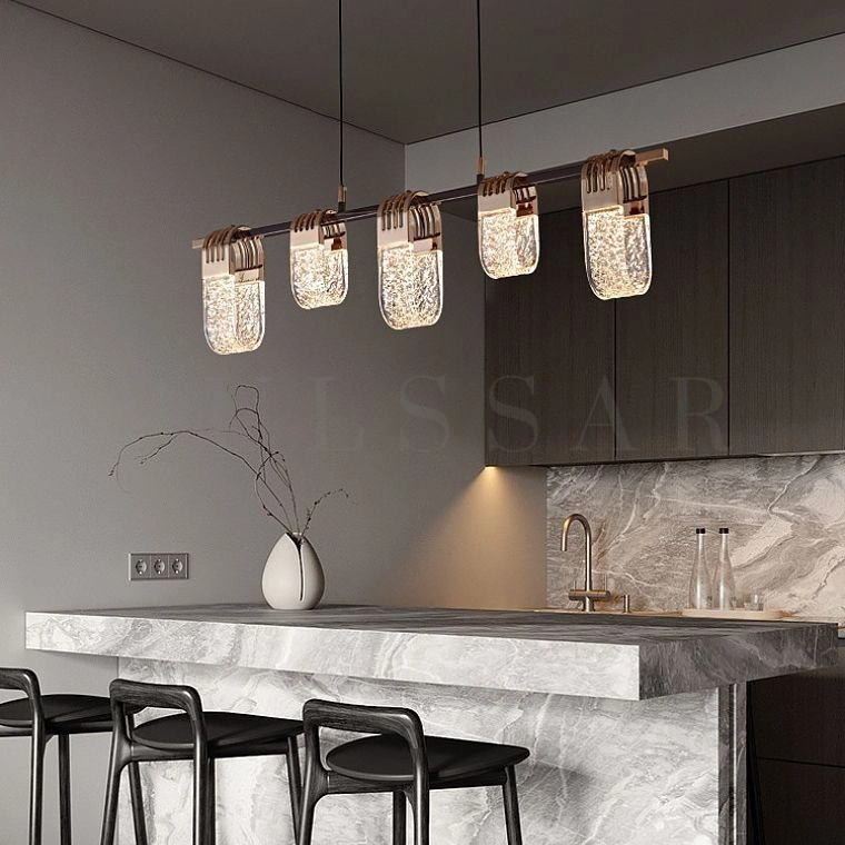 Реечная люстра JERALD LONG