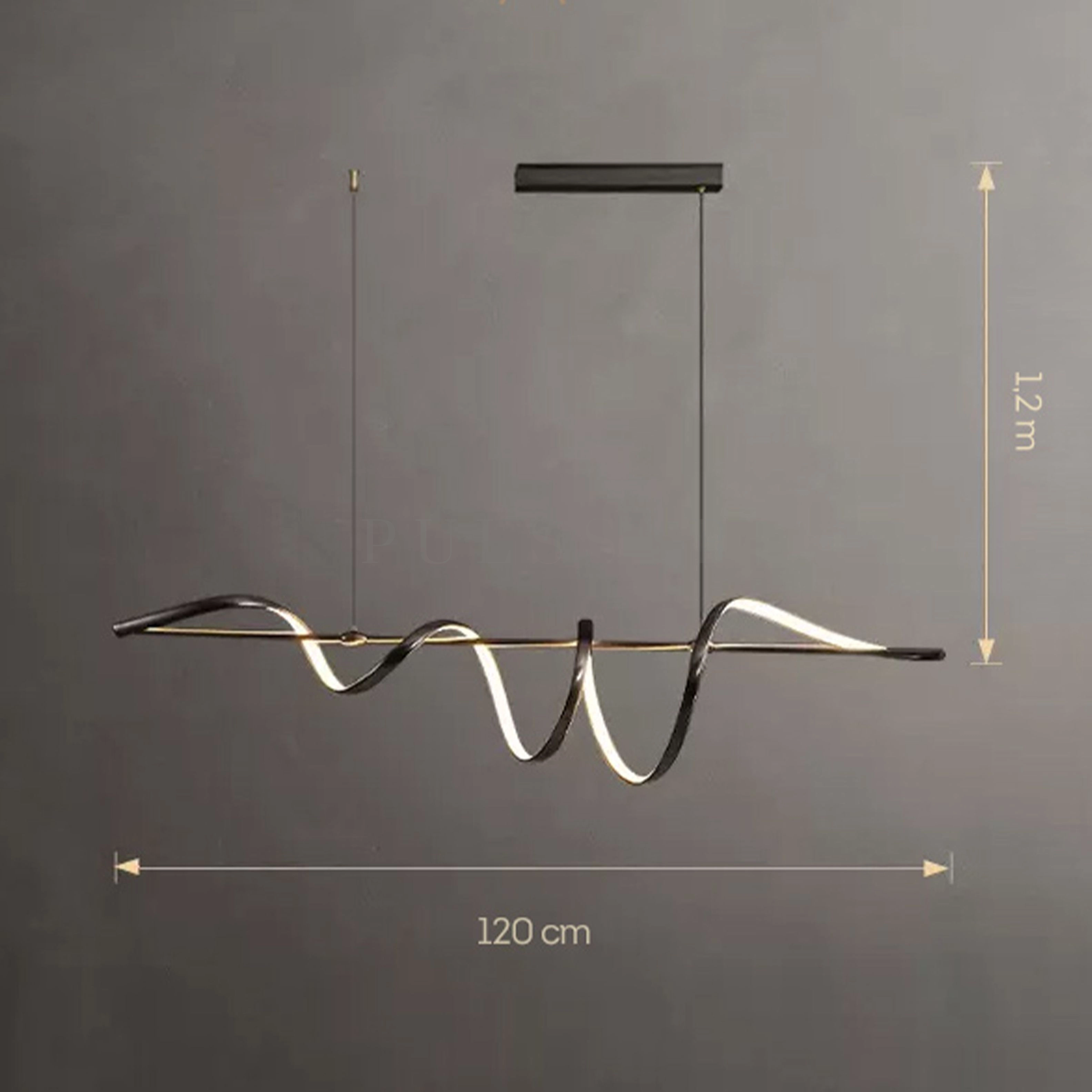 Реечная люстра ADONIS B