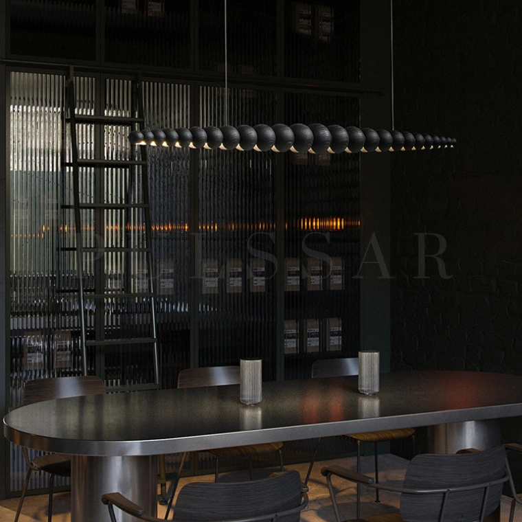 Реечная люстра GYRE