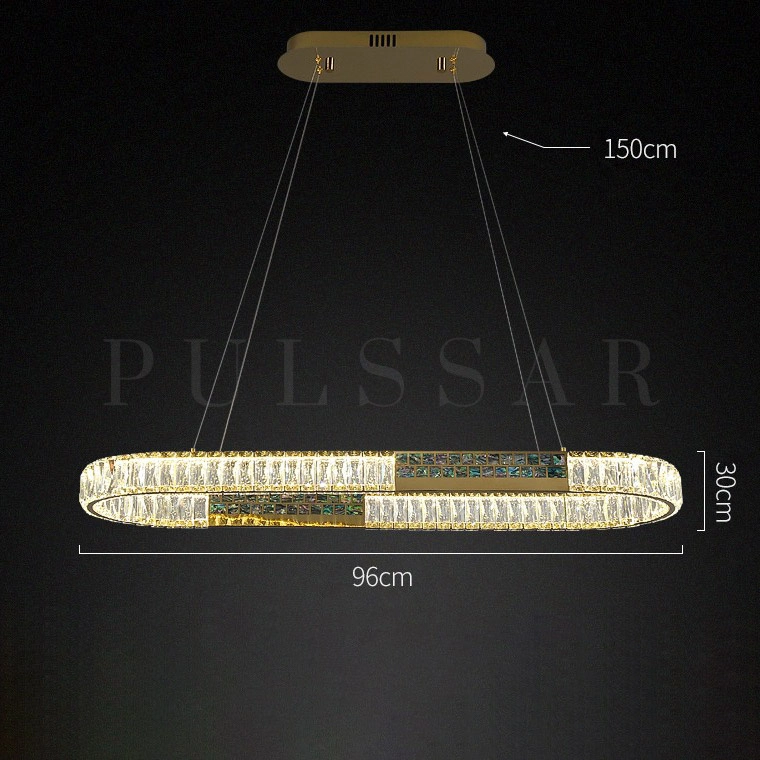 Реечная люстра CANTATA LONG