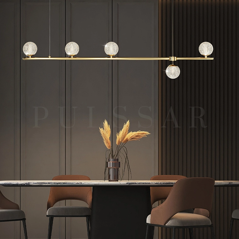 Реечная люстра SHANIA