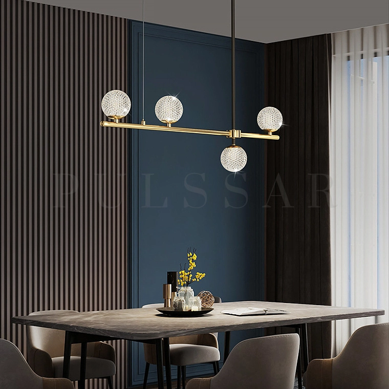 Реечная люстра SHANIA